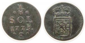 Luxemburg - Luxembourg - 1775 - 1/8 Sol  ss+