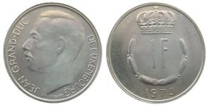 Luxemburg - Luxembourg - 1973 - 1 Franc  unc