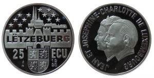 Luxemburg - Luxembourg - 1995 - 25 Ecu  pp