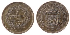 Luxemburg - Luxembourg - 1870 - 5 Centimes  unc