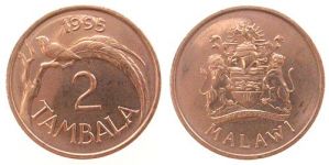 Malawi - 1995 - 2 Tambala  unc