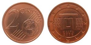 Malta - 2008 - 2 Cent  unc