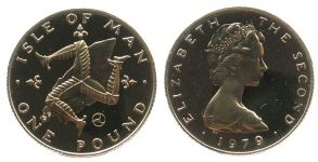 Man - Isle of Man - 1979 - 1 Pfund  pp