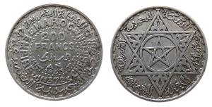 Marokko - Morocco - 1953 - 200 Francs  ss