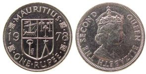 Mauritius - 1978 - 1 Rupee  vz-unc
