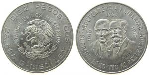 Mexiko - Mexico - 1960 - 10 Pesos  vz