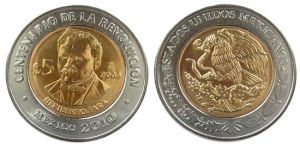 Mexiko - Mexico - 2008 - 5 Pesos  unc