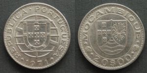 Mosambik - Mozambique - 1971 - 20 Escudos  ss-vz