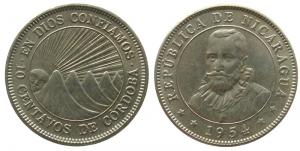 Nicaragua - 1954 - 10 Centavos  unc