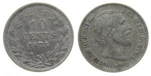 Niederlande - Netherlands - 1873 - 10 Cent  ss