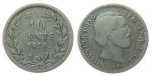 Niederlande - Netherlands - 1874 - 10 Cent  schön