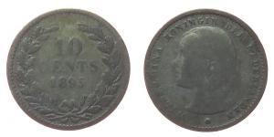 Niederlande - Netherlands - 1895 - 10 Cents  sge