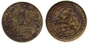 Niederlande - Netherlands - 1882 - 1 Cent  ss