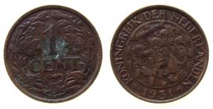 Niederlande - Netherlands - 1931 - 1 Cent  ss