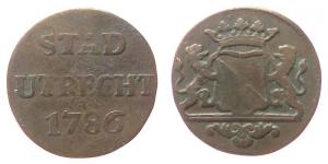 Niederlande - Netherlands - 1786 - 1 Duit  ss