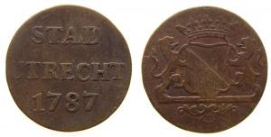 Niederlande - Netherlands - 1787 - 1 Duit  ss