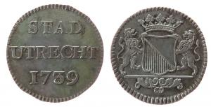 Niederlande - Netherlands - 1739 - Duit  vz