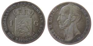 Niederlande - Netherlands - 1847 - 1 Gulden  ss