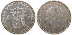 Niederlande - Netherlands - 1932 - 2 1/2 Gulden  ss