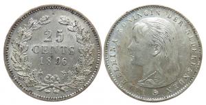 Niederlande - Netherlands - 1896 - 25 Cents  vz