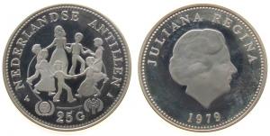 Niederl. Antillen - Netherlands Antilles - 1979 - 25 Gulden  pp