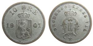 Norwegen - Norway - 1901 - 10 Öre  ss