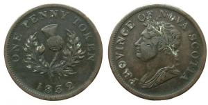 Nova Scotia - 1832 - 1 Penny-Token  ss