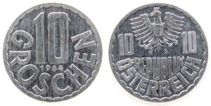 Österreich - Austria - 1964 - 10 Groschen  unc
