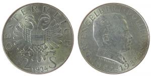 Österreich - Austria - 1934 - 2 Schilling  ss
