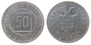 Österreich - Austria - 1934 - 50 Groschen  vz
