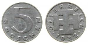 Österreich - Austria - 1932 - 5 Groschen  ss-vz