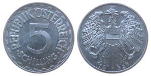 Österreich - Austria - 1952 - 5 Schilling  pp