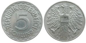 Österreich - Austria - 1952 - 5 Schilling  ss+