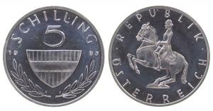 Österreich - Austria - 1985 - 5 Schilling  pp