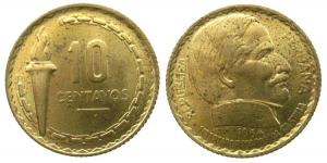 Peru - 1954 - 10 Centavos  unc