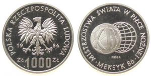 Polen - Poland - 1986 - 1000 Zlotych  pp-