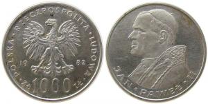 Polen - Poland - 1982 - 1000 Zlotych  vz