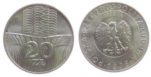 Polen - Poland - 1976 - 20 Zlotych  unc