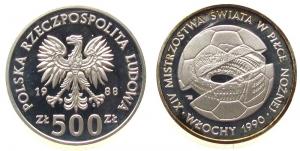 Polen - Poland - 1988 - 500 Zlotych  pp