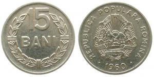 Rumänien - Romania - 1960 - 15 Bani  vz-unc