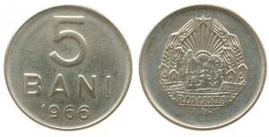 Rumänien - Romania - 1966 - 5 Bani  vz-unc