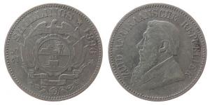 Südafrika - South Africa - 1896 - 2 1/2 Shilling  fast ss
