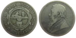 Südafrika - South Africa - 1894 - 2 Shilling  gutes schön
