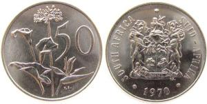 Südafrika - South Africa - 1970 - 50 Cent  unc