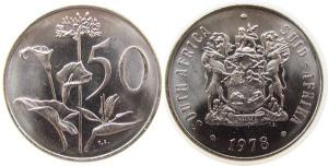 Südafrika - South Africa - 1978 - 50 Cent  unc