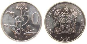 Südafrika - South Africa - 1987 - 50 Cent  unc