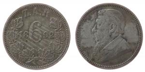 Südafrika - South Africa - 1892 - 6 Pence  fast ss