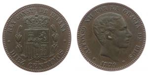 Spanien - Spain - 1879 - 10 Centimos  vz