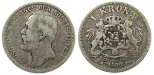 Schweden - Sweden - 1890 - 1 Krone  ss-