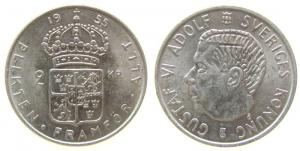 Schweden - Sweden - 1955 - 2 Kronen  unc